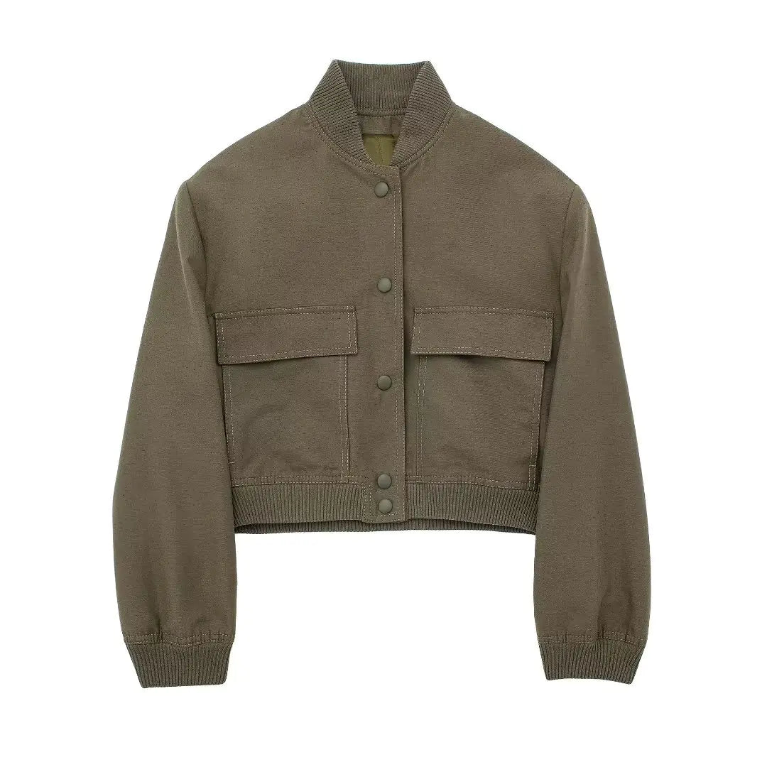 Y2K Women's Jacket with Large Pockets