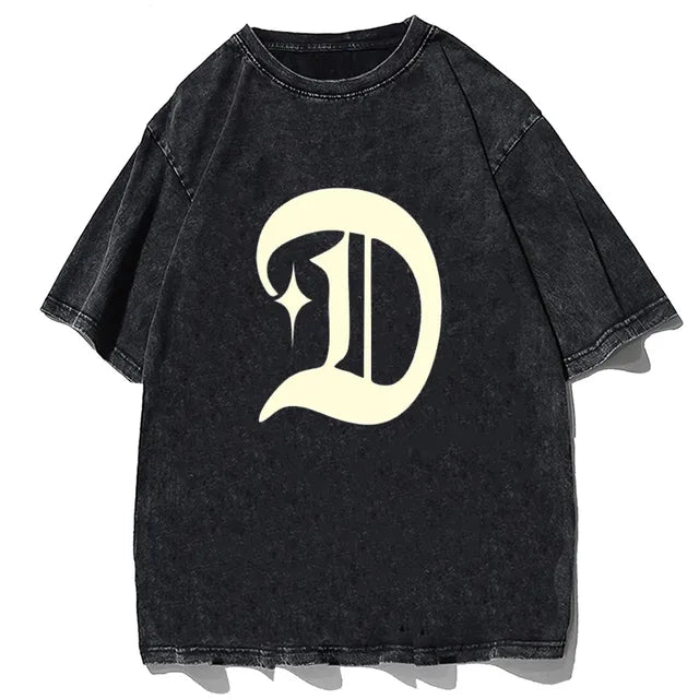 Vintage Washed Y2K Cartoon Cat T-Shirt for Summer